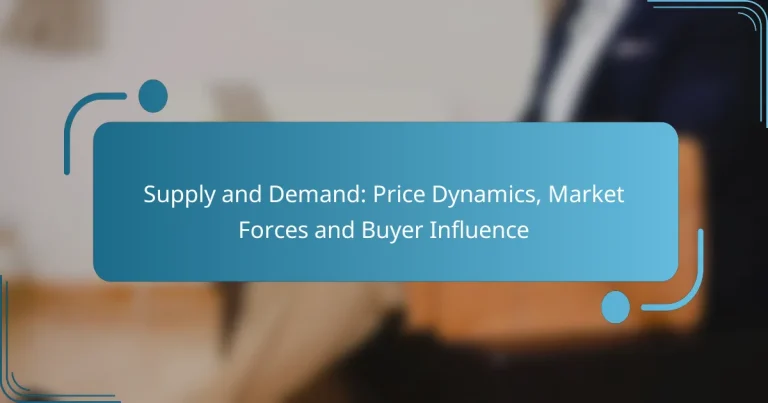 Supply and Demand: Price Dynamics, Market Forces and Buyer Influence